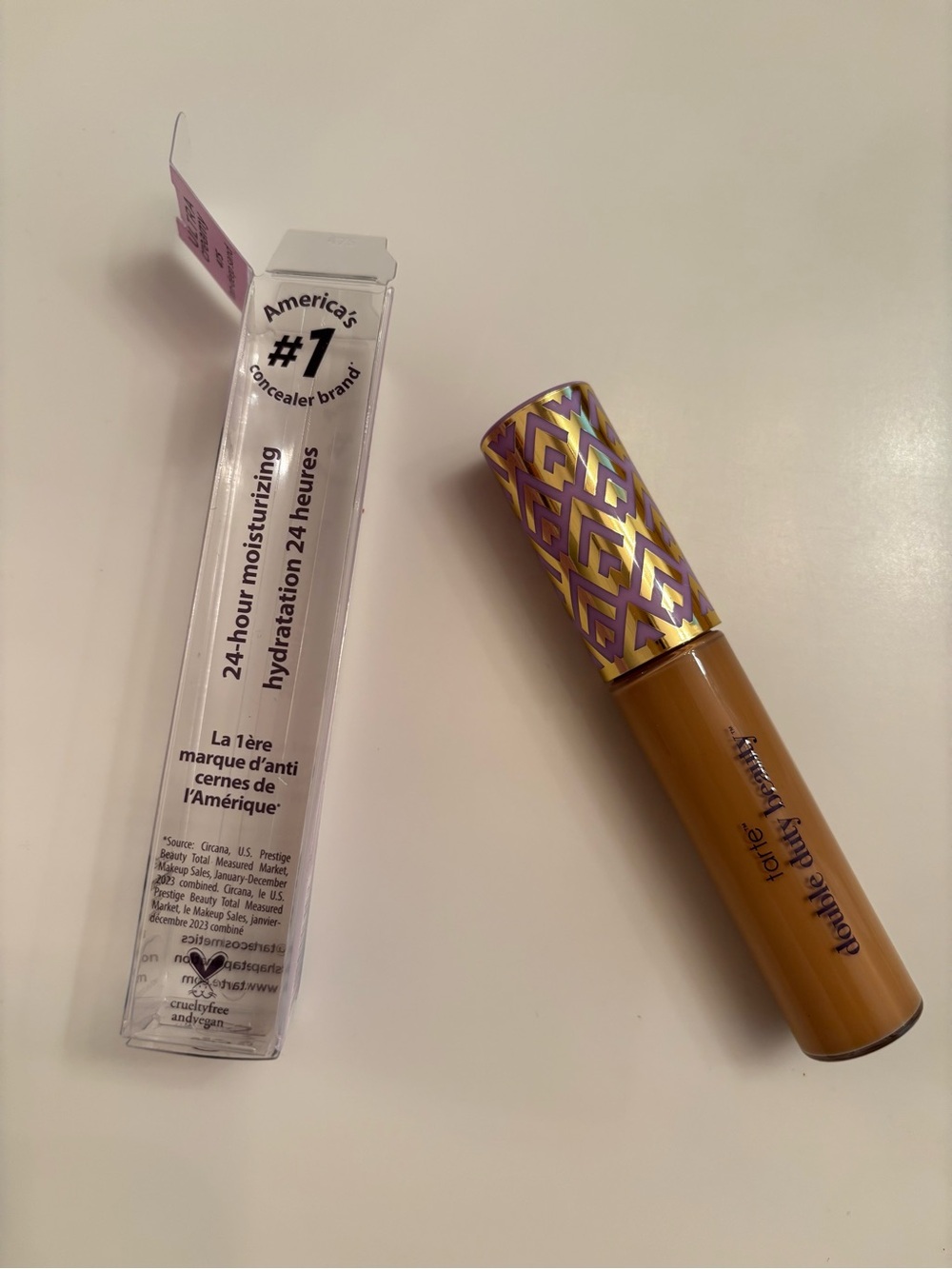 NWT Tarte Shape Tape Ultra Creamy Concealer tan deep sand 475